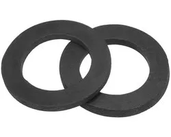 Rubberen Sluitring - Afdichtring - Lekkages Voorkomen - Platte Vorm - M5 tot M32 - Zwart
