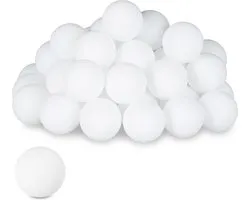 beer pong balletjes - set van 100 - tafeltennisballetjes - Ø 40 mm - wit