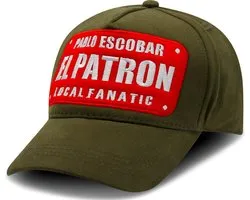 Baseball Cap Heren - Pet Heren - Pablo Escobar - Groen