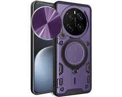Hoesje geschikt voor HONOR Magic7 Pro - Techsuit CamGuard Pro Back Cover - Paars