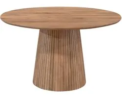 StarFurn Eettafel Solana - Rond Naturel Hout - 150x150x76cm