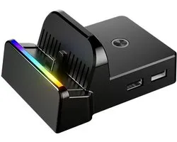 DrPhone SwitchBase Docking Station – Compatibel met Nintendo Switch2 – HDMI 4K 60Hz – USB-C PD – RGB