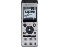 OM System WS-882 Digitaal dicteerapparaat Opnameduur (max.) 1040 h Zilver