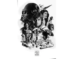 Star Wars 40th Anniversary Montage - Maxi Poster