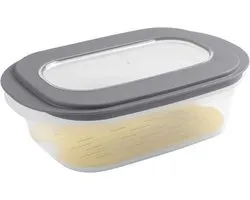 Sunware - Sigma home kaasdoos met tray transparant grijs