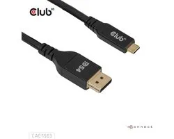 Club 3D USB-C® naar DisplayPort™ 2.1 DP54 Bi-Directionele Kabel 8K120Hz 2m / 6.6ft