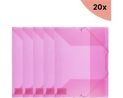 20x KTC Elastomap A4 PP transparent rose