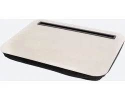 Coussin pour ordinateur portable - Table pour ordinateur portable - Coussin pour genoux - Coussin pour tablette - Confortable - Table de chevet - Wit