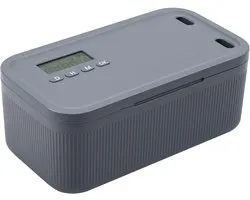 Kleine afsluitbare opbergbox met timer voor medicijnen – opbergbox voor telefoon – voor koelkast, snack – ontkoppelen van telefoons, videogames, media.