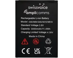 Accu Swissvoice G50 / S510 / Amplicomms M50