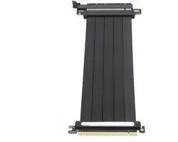 Elzusha - PCIe 4.0 X16 GPU Riser-kabel - Hoge snelheid - 180 graden hoek - Afgeschermd - Geschikt voor RTX4090 RTX3090ti RTX3090 - 300 mm