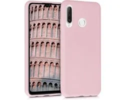 coque de téléphone kwmobile pour Huawei P30 Lite - Coque pour smartphone - Coque arrière rose pêche