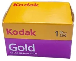 KODAK Pack 1 x Pellicule Kodak Gold Couleur 200 ISO - Format 135 - 35 mm - 36 poses