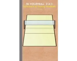 3D Volleyball 2 in 1 Tacticboard and Training Workbook
