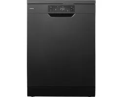 Inventum VVW6060AB - Lave-vaisselle - Pose libre - 14 couverts - 9 programmes - Tiroir à couverts - Panier à couverts - Option Extra silencieuse - Noir mat