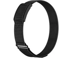 Bracelet de bras en nylon Strap-it compatible avec Amazfit Helio - Bracelet de biceps confortable (Noir)