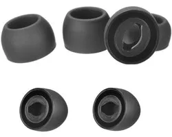 Siliconen oordopjes vervangset 3 paar — zachte pasvorm, drie maten, compatibel met Samsung Galaxy Buds Pro