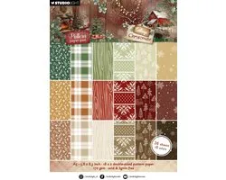 Pattern paper pad - Cottage christmas nr. 487