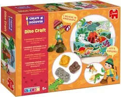 Jumbo - Create & Discover - Dino Craft - Knutselpakket - Creatief - Vanaf 5 jaar
