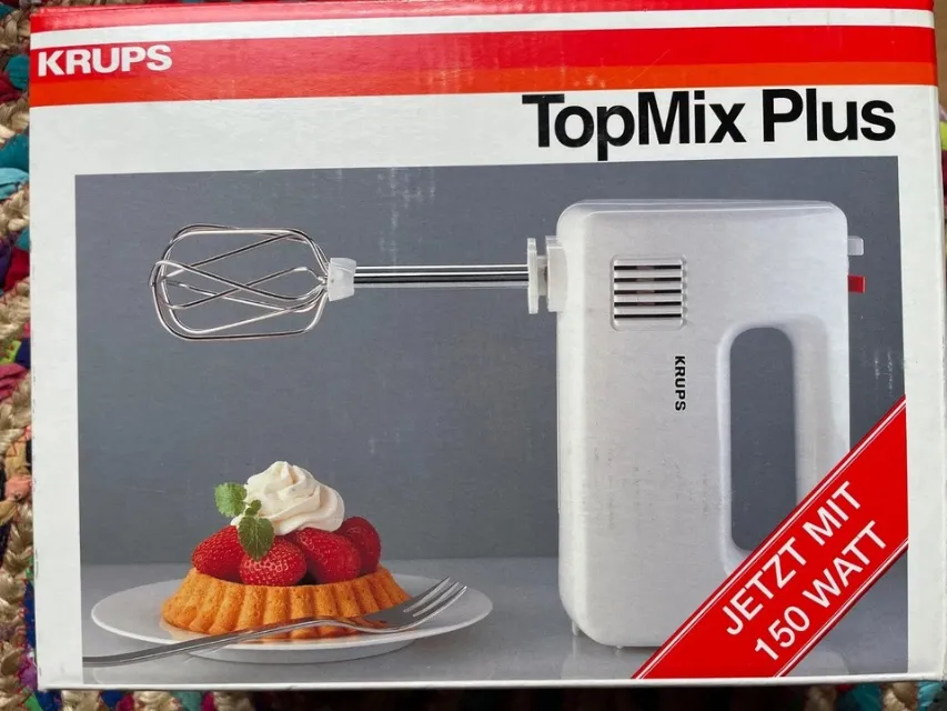 KRUPS TopMix Plus 6630-70  Handmixer OVP Vintage 150W   legendäre Qualität   NEU