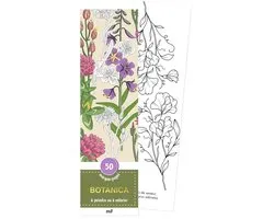 Boekenleggers om te kleuren - Botanica