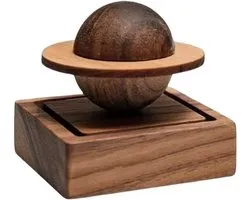 Houten etherische‑olie diffuser, waterloos bal‑ontwerp, natuurlijke woondecoratie, langdurige geur, zen‑geïnspireerd bureauornament, geschikt voor thuis en kantoor