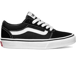 Vans Youth Ward Sneakers - (Suede/Canvas)Black/White