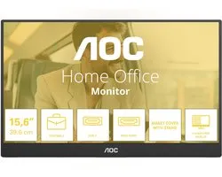 AOC 16T20E2, 15.6 inch, FHD, 60Hz, IPS, HDMI, mHDMI, USB-C DP Alt