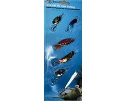 Vis - Blinker - Spinner - Set Van 6 - Fish Active