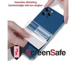 ScreenSafe High Definition Hydrogel screenprotector Honor X10 Max Slagvast / Anti-Bacterieel Back Co