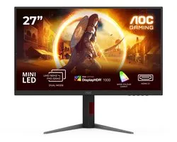 Moniteur informatique AOC G4 U27G4XM 68,6 cm (27") 3840 x 2160 Pixels 4K Ultra HD LED Zwart, Rood