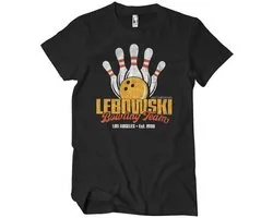 The Big Lebowski Bowling Team T-Shirt Zwart 2XL