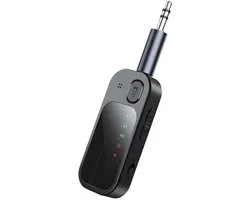 Bluetooth-ontvanger 5.4, bluetooth Sans Fil 2-in-1, ondersteunt 2 AirPods/hoofdtelefoons, audio-recepteur voor tv, thuisstereo, casque, huidparleurs, draagbaar, auteur