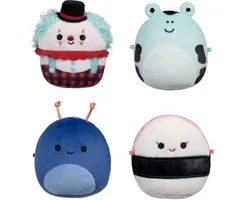 Squishmallows Knuffel Pluche Micromallows - Solenn, Dear, Preeti, Ukee, 4-pack