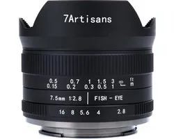 7Artisans 7.5mm F2.8 II Nikon Z-Mount Objectief