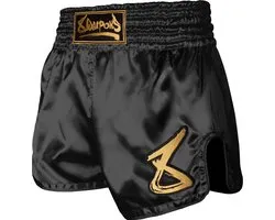 8 ARMES Strike Muay Thai Kickboxing Short Zwart Or taille S
