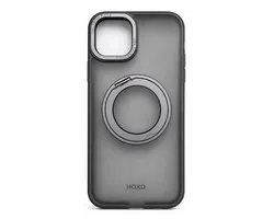 HOXO Magnetic Phone Case - MagSafe Compatible - 360° Ring Stand - Frosted TPU + PC Back Cover - Shockproof Protective Case for Apple iPhone