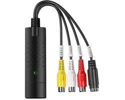 Delmark Video Grabber - USB 2.0/3.0 - Videobanden Digitaliseren - Cam recorder naar PC - VHS/VCR naar PC - Geschikt voor Win 7/8/10