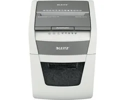Leitz IQ Autofeed 50X Automatische Papierversnipperaar - P4 Snippers - Tot 50 Vel - 20L - Wit