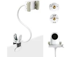 Camerahouder, 40 cm lang, compatibel met HelloBaby camerahouder, compatibel met GHB, flexibele monitorhouder, compatibel met Philips Avent klemhouder, standaard, telefoonhouder