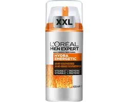 L'Oréal Paris Men Expert Hydra Energetic Crème de jour Hydratante - Crème hydratante visage à la Vitamine C - Donne un coup de boost & combat les signes de fatigue - 100ml