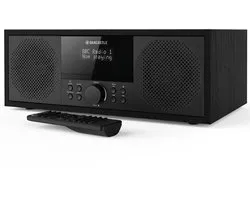 Oakcastle DAB500 DAB & FM Radio Muziek Systeem - Bluetooth - USB - AUX - CD Speler - Wekker - Zwart
