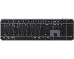 Keychron B6 Pro - Schaar Toetsenbord - Draadloos - US Qwerty - 100% - Space Grey