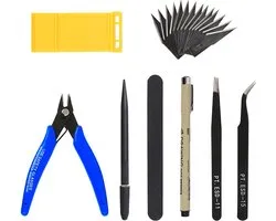 MMOBIEL 21 stuk Gundam Model Tool Kit Hobby Set voor Professional Model Bouw en Reparatie