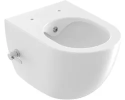 Ravak Chrome - Hangend toilet met bidetdouche, RimOff, wit X01912
