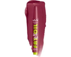 NYX Professional Makeup Fat Oil Slick Click Baume à Lèvres - Hydratation jusqu'à 12h - Enrichi en huiles d'avocat, d'argousier et de framboise - In The Drafts - 2g