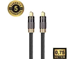 Ripa Connected Toslink Audio Kabel - 0,75M - Optische kabel - Optical naar Optical - Versterker