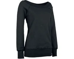RED ROCK-ENGINEERED DESIGN Pull noir à poignets côtelés Femme - XL