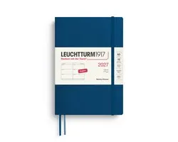 Leuchtturm1917 - 2027 - Agenda - Weekly Planner - A5 Medium 15x21cm - indigo - softcover