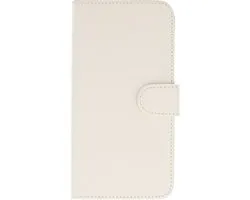 Mobielet Telefoonhoesje.nl - Étui Motorola Nexus 6 Plain Bookstyle Wit